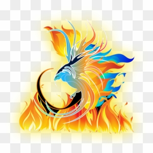 Get Personal Flaming Visualartzi - Flaming Phoenix Transparent