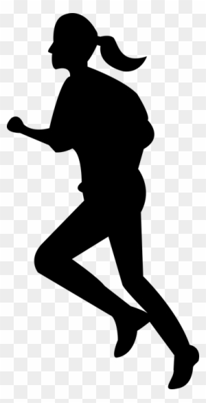Human, Jogging, Marathon, Person, Running, Silhouette - Shadow Person Running Transparent