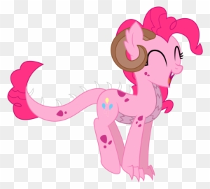 Dragonchaser123, Base Used, Dracony, Eyes Closed, Happy, - Bases My Little Pony Pinkie Pie