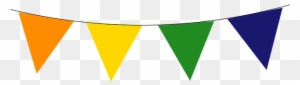 Decorations Clipart Festival - Party Triangle Banners Transparent