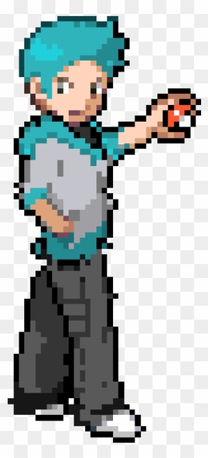 Pokemon Trainer Sprite Png - Pokemon Trainer Sprite Art.
