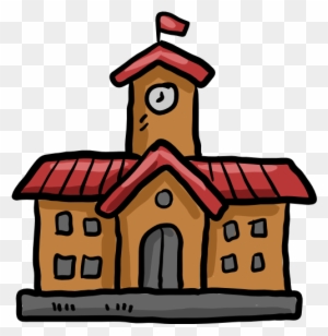 High School Png Clipart Freeuse - School Building Art Png