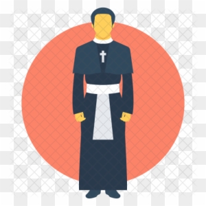 Png Transparent Religious Christian Church Father Icon - Priest Png Icon