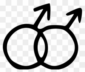 Lgbt Symbols Gender Symbol Homosexuality Gay Pride - Male Male Symbol -  Free Transparent PNG Clipart Images Download