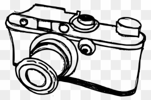 Camera Drawing Abstract - Drawing Old Camera Transparent