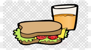 Jugos Y Sandwiches Dibujo Clipart Juice Egg Sandwich - Sandwiches And Orange Juice Clipart