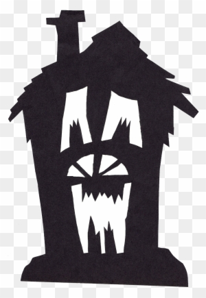 To Download Click On The Picture To Get A Full Size - Haunted House Silhouette
