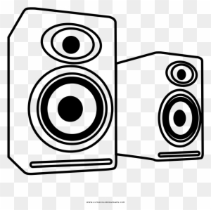 Drawn Speakers Doodle - Loudspeaker Drawing - Free Transparent PNG