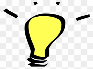 Light Clipart Invention - Light Bulb Thinking Clipart