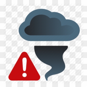 Tornado Warning Icon Clipart Tornado Warning Storm - Weather Alert Icon