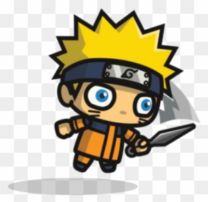 Shinobi 1 Royalty Free Chibi Game Art Character - Chibi Monkey D. Luffy