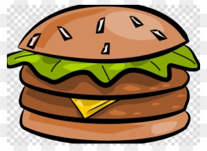 Burger Clip Art Clipart Hamburger Hot Dog Cheeseburger - Cartoon Clipart Clock