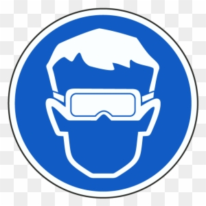 Safety Symbols And Signs - Safety Glasses Ppe Sign