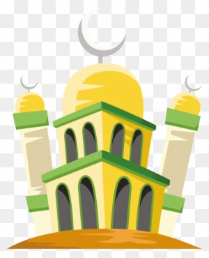 Islam Ramadan Blue Quran Moon Mosque Decoration Free - Ucapan Aidil Adha 2018