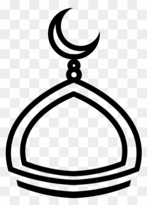 Masjid Drawing Clipart - Islamic Transparent Background Logo
