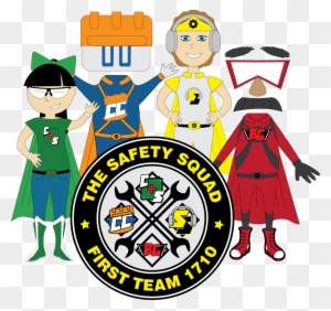 Meet Safety Squad - First Team 1710 Safety Squad Logo Basic Tees