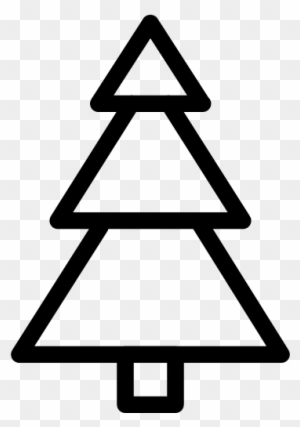 Christmas Tree Outline Christmas Tree Icon Line Iconset - Christmas Tree Clipart Outline