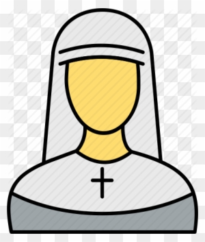 Avatars Filled By Popcornarts Christian Christianity - Religious Sister Icon