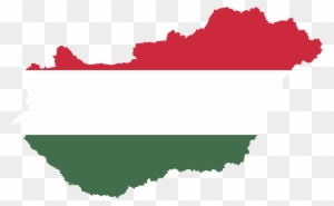 Ungarn Land Europa Flagge Grenzen Karte Na - Hungary Flag And Map