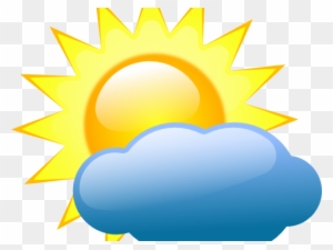 Weather Symbol Cliparts - Weather Forecast Partly Cloudy