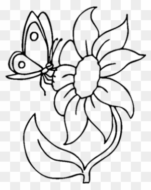 Malvorlagen Schmetterling Und Raupe Zum Drucken - Flower Coloring Pages