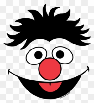 Ernie Face Sesame Street - Sesame Street Character Face Printables