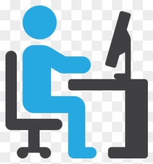 Evaluation Software Monitor Learning Transfer - Office With Computer Icon