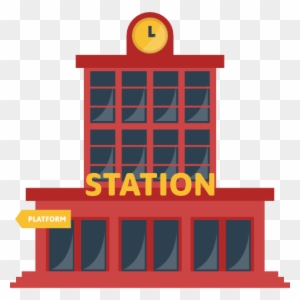 Clipart Png Clipart Station Station Free Transport - Train Station Icon Png