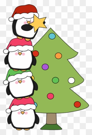 Von Frau Locke - Christmas Penguins Clip Art