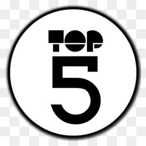 Pin Top 5 Clipart - Top 5 Icon Png