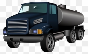 Lkw Transport Fahrzeug Benzin Diesel Kraft - Water Truck Clip Art