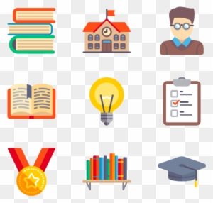 Education Elements - School Management Icons Png