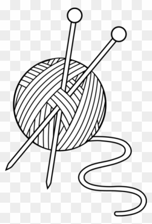 Wool Clipart Black And White - Yarn Black And White - Free Transparent