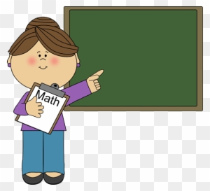 Teacher Clipart - Math Teacher Clipart