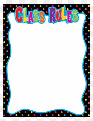 Tcr7707 Class Rules Chart Image - Teacher Created Resources Class Rules Chart
