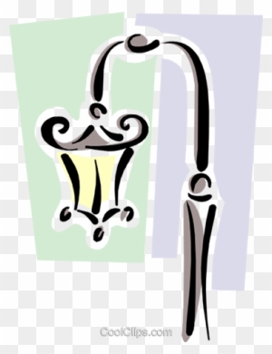 Lamp Post Royalty Free Vector Clip Art Illustration - Lamp Post Clip Art