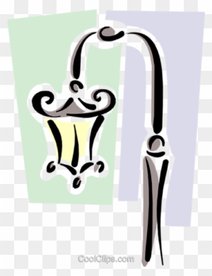 Lamp Post Royalty Free Vector Clip Art Illustration - Lamp Post Clip ...
