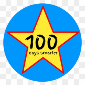 Clip Art 100 Days Smarter Free Printable Sticker For - Icon