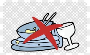 No Dirty Dishes Sign Clipart Dish Clip Art - No Dirty Dishes Sign