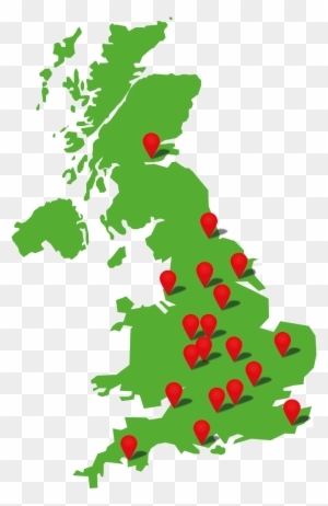 Electric Forklifts In St Helens, Electric Forklifts - Great Britain Map Silhouette