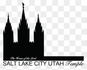 Download Temple Square Clipart Salt Lake Temple Temple - Salt Lake City Lds Temple Silhouette