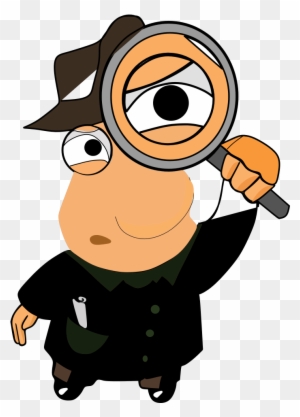 8 Ways To Elicit Information - Detective With Magnifying Glass Cartoon
