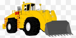 Clipart Black And White Download Construction Vehicle - Heavy Equipment Cartoon Png