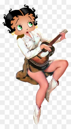Tennessee Flat Top Box, Betty Boop Pictures, Illustrations - Pin Up Retro Guitar