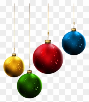Christmas Balls Png Clip-art Png - Christmas Ornaments On A String