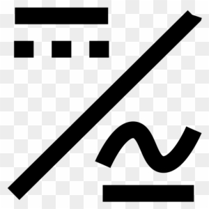 Clip Art Dc To Ac With Transparent Background - Dc To Ac Symbol - Free ...