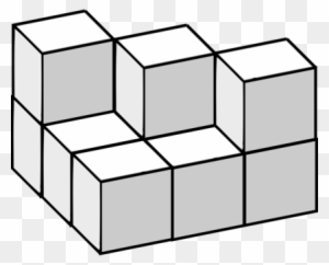 Jigsaw Puzzles Cube Three-dimensional Space Computer - Isometric Cube Drawing
