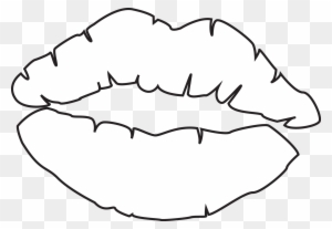 lips printable coloring pages