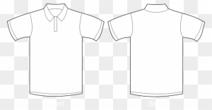 Polo Shirt Clip Art At Clker Com Vector Clip Art Online - Simple T Shirt Drawing