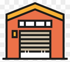 Vector Library Library Stocks Factories Buildings Storage - Warehouse Building Warehouse Icon